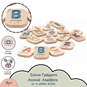 ΑΓΓΛΙΚΟ ΑΛΦΑΒΗΤΟ ΜΕ ΤΗ ΜΕΘΟΔΟ BRAILLE