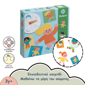 ΜΑΘΑΙΝΩ ΤΑ ΜΕΡΗ ΤΟΥ ΣΩΜΑΤΟΣ ΕΚΠΑΙΔΕΥΤΙΚΟ ΠΑΙΧΝΙΔΙ