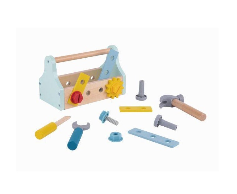 ξύλινη εργαλειοθήκη για παιδιά